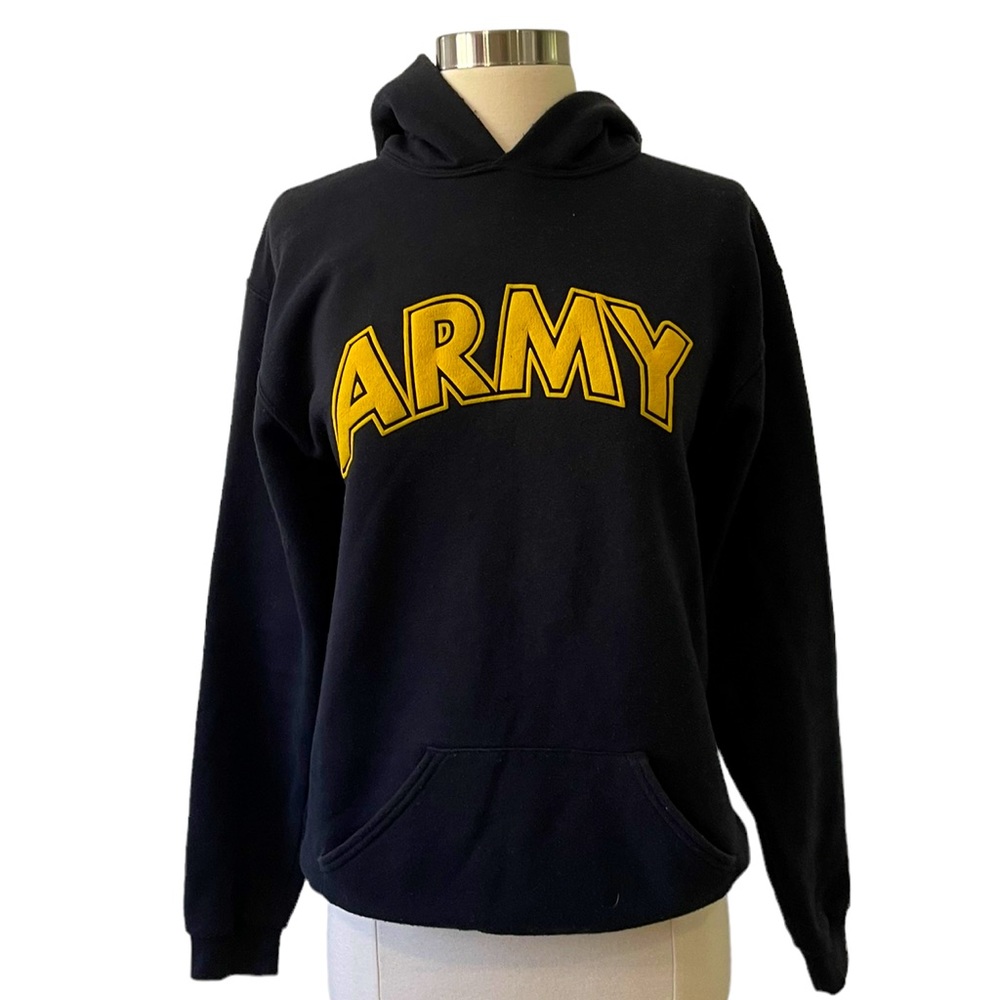 Jerzees Youth Army Hoodie Size XL in Youth Black in Color - Picture 1 of 4